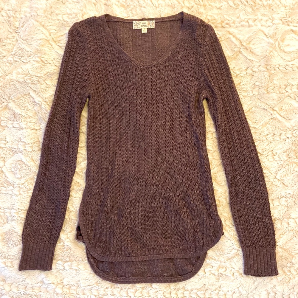 Dark purple sweater